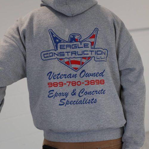 Eagle Construction veteran-owned concrete and epoxy crew